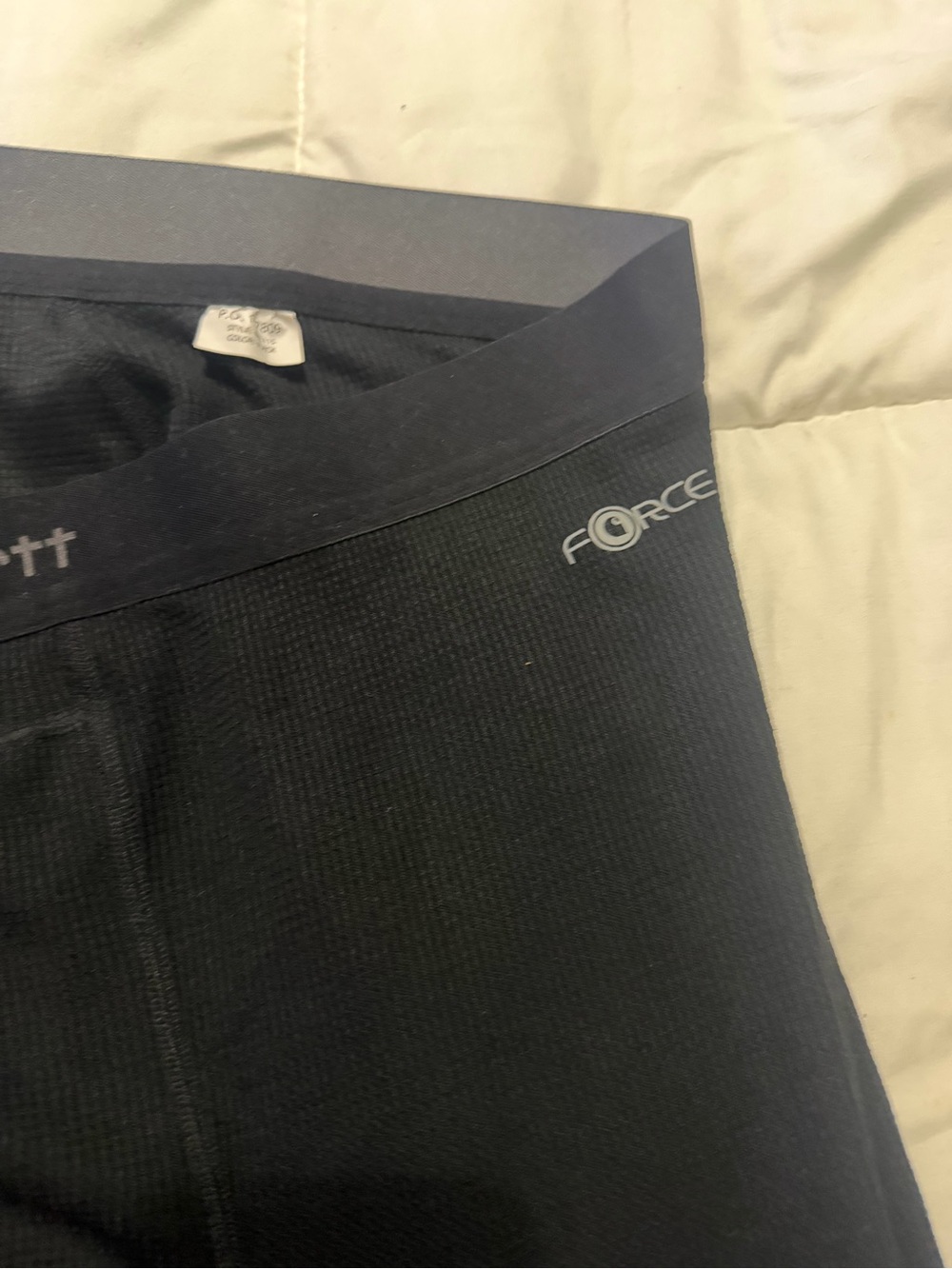 Carhartt Black Men's Thermal Leggings - Picture 3 of 7